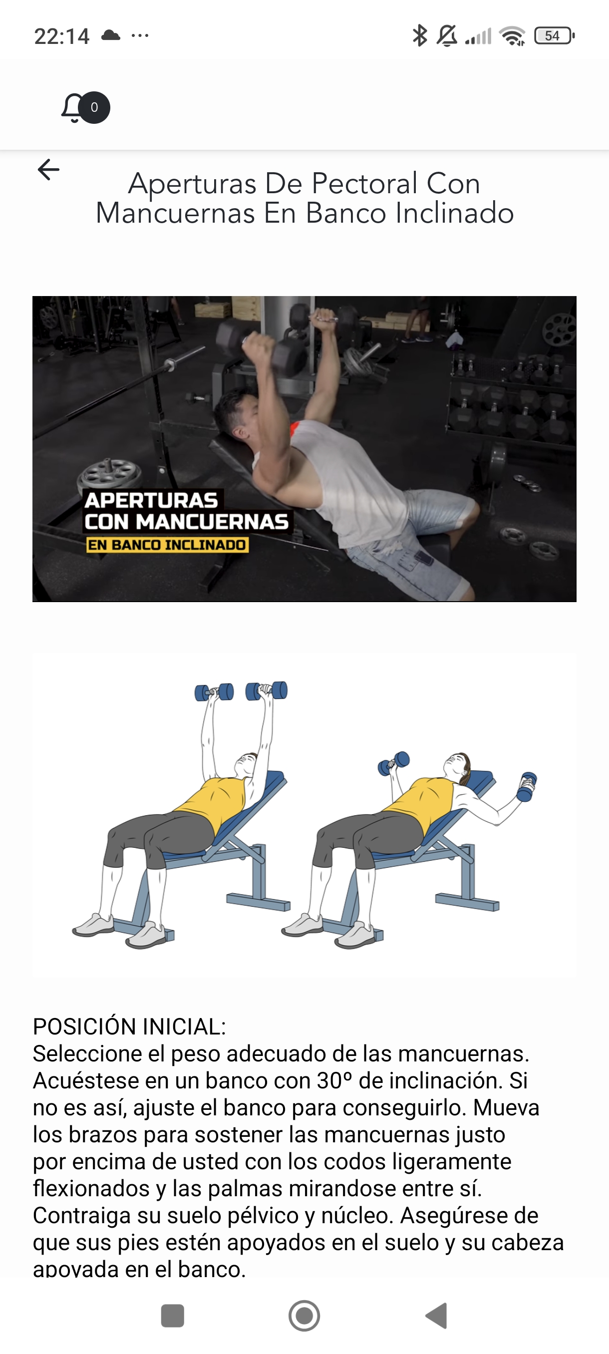 Pantalla de programación semanal con calendario de entrenamientos